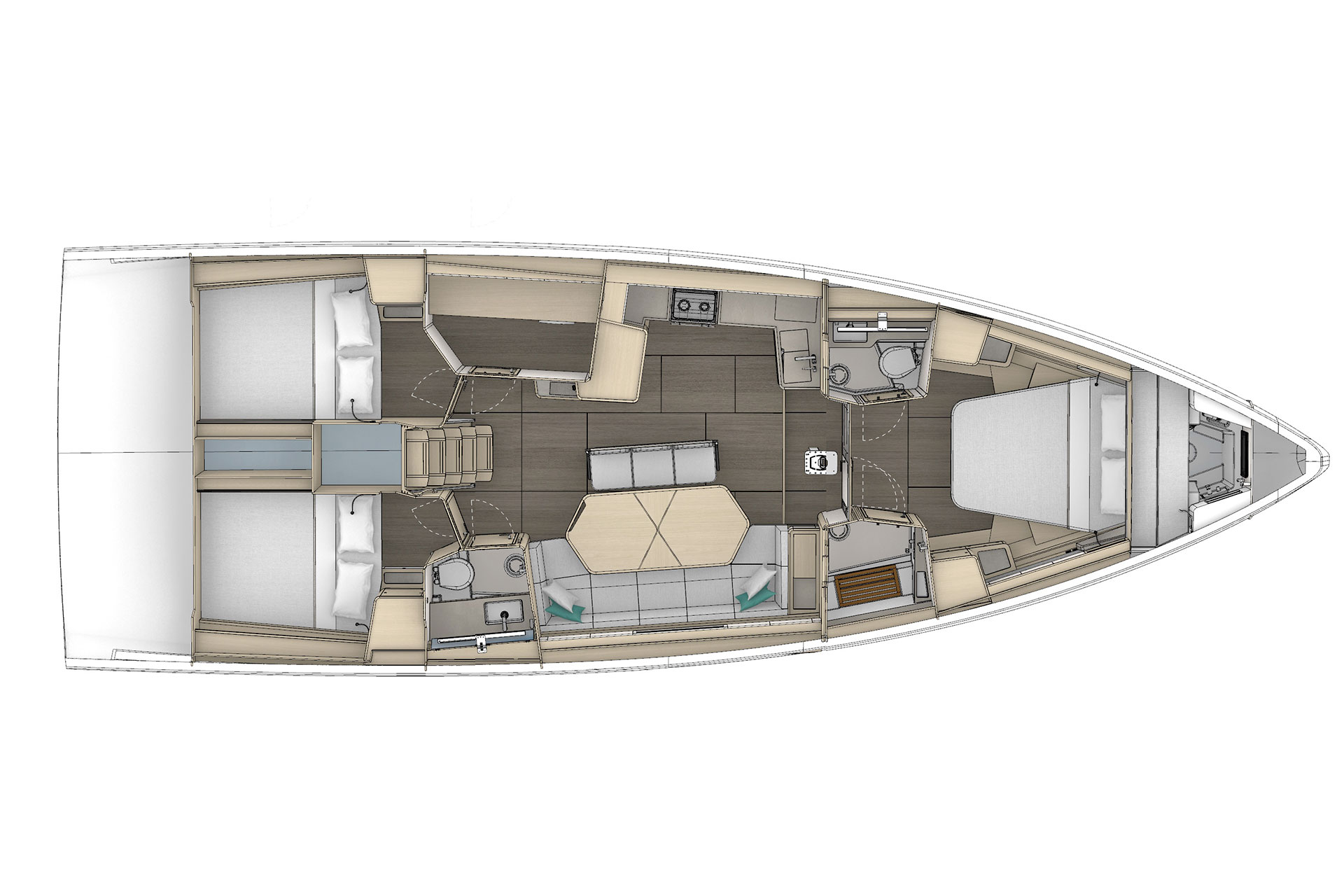 dufour-54-layout